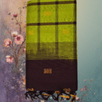 Half-Pattu-Gadi-Buttah-Lemon-Green-with-Maroon-1-1.png Earthy Half Pattu Parrot Green & Brown Gadi Buttah Saree